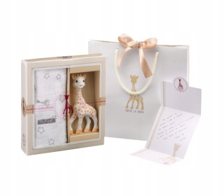 Hrkálka, chrastítko - VULLI žirafa Sophie Medium kit