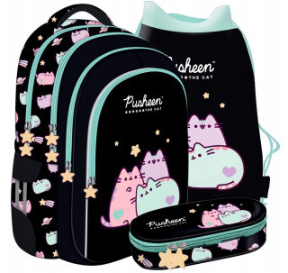Viackomorový školský batoh Pusheen St. Majewski Multicolored 22 rokov
