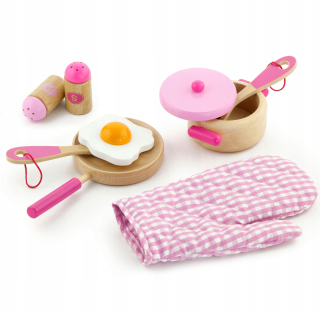 Detská kuchynka - VIGA Drevená Kitchen Set