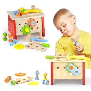 Skrinka, kufrík s náradím - Viga Drevené dielne DIY náradie