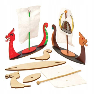 Viking Longboat Kits Pack of 3