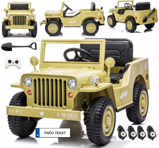 Auto Joy4kids zelené, žlté