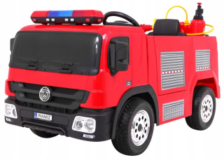 Ramizovo auto čierne, červené