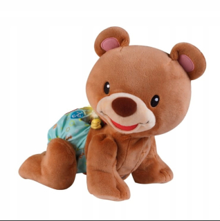 Hračky pre rozvoj lezenia - VTECH Raccoon Bear Tuptuś hovorí poľsky