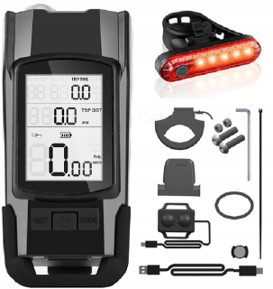 BIKE4U BIKE LAMPA 800 lm batéria + zadné svetlo