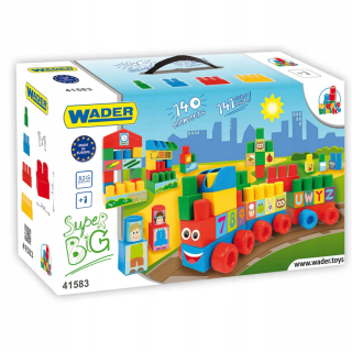Stavebnica - WADER 41583 STREDNÉ Blocks Super Big 140 El.
