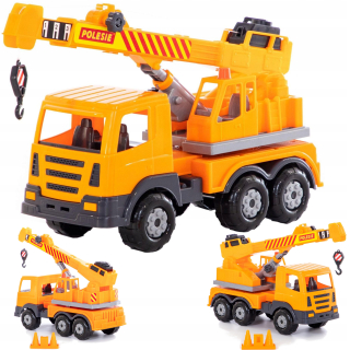Žeriav pre deti - Wader Truck Obrovský žeriav Crane Auto 44cm