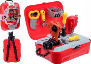 Náradie pre deti - Kufor batoh workshop box náradie