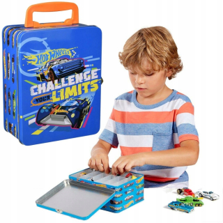 Autíčka zostava - Kufor Case Garáž na aute Hot Wheels Can
