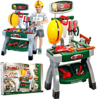Detská dielňa - DIY workshop veľký 71cm helma náradie