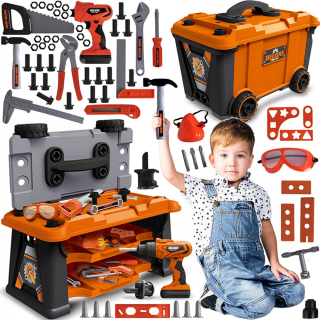 DIELNA MALÁ DIY SADA NÁRADIA S VŔTAČKOU PÍLOU 63 kusov