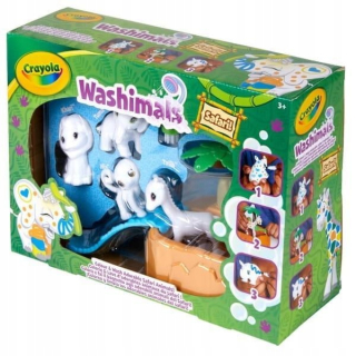 Washimals Safari zvieratá na farbenie Crayola