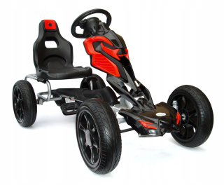 Šľapacia motokára - GREAT Gokart NA pedál DO60KG 5-12LAND SCOUT RED