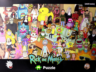 Víťazstvo sa pohybuje 1000 el. Rick a Morty [Puzzle]
