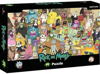 Winning Moves Puzzle Rick and Morty 1000 Elements