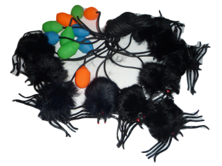 Chlpatý pavúk Tarantula jumping set 10 ks 3p