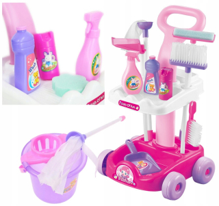 Detská sada na upratovanie - Čistenie Trolley Bucket MOP Kit Kit