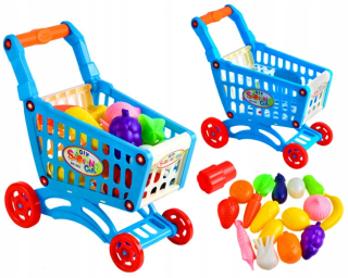 Detská pokladňa - obchod - Nákupný košík Trolley Nákupné košík Children + Príslušenstvo