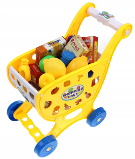 Detská pokladňa - obchod - Market kočík pre deti shopu Košík