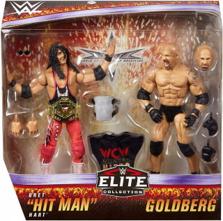 Akčná figúrka, postavička - WWE GOLDBERG a Bret Hart ELITE SERIES Dipl