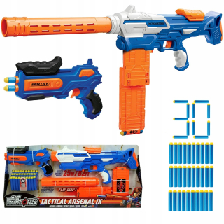Pištoľ pre deti - Arsenal 5v1 launcher sada + 30 šípok pre Nerf