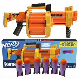 Pištoľ pre deti - Bazooka Nerf fortným GL E8910 6 raketa