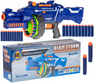 Detská zbraň - Puška launcher Blaze Storm pištole kaziet 40