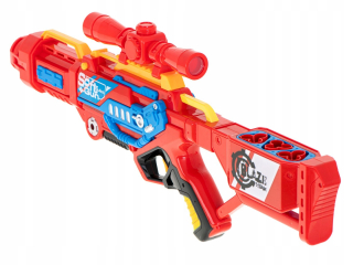 Detská zbraň - BLAZE STORM RIFLE launcher + NERF ŠÍPKY ČERVENÉ