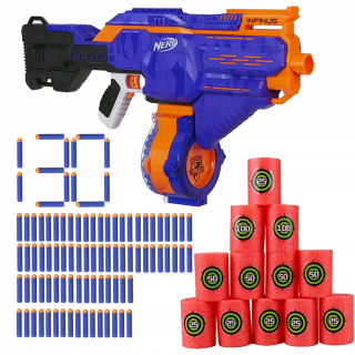 Pištoľ pre deti - NERF Launcher Automat Infinus + Goals + Príslušenstvo