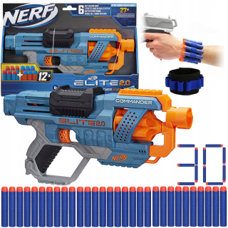 Pištoľ pre deti - NERF ELITE 2.0 Commander RD-6 + šípky