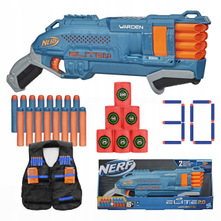 Pištoľ pre deti - Nerf Elite 2.0 Warden DB-8 E9959 Extras