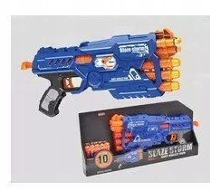 Detská zbraň - Pištoľ čipky Blaze Storm + 10 Nerf Šípky