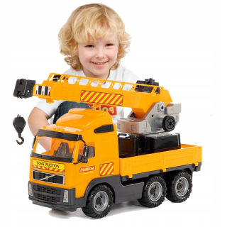Žeriav pre deti - Brodivých vtákov Polesie Truck Auto Volvo Auto Crane