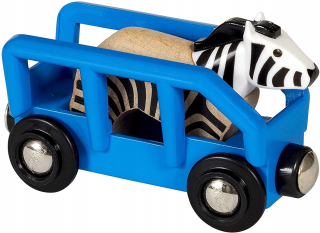 Dráha pre deti, stavebnica - Vozidlo s zebra 33967 Brio