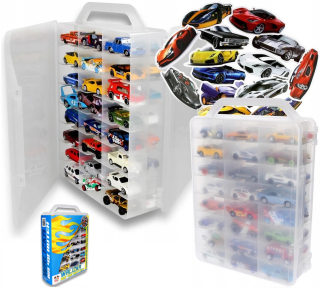 Autíčka zostava - Kufor na aute Hot Wheels Cars 48 miest + zadarmo