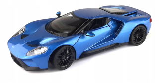 Autíčka zostava - Welly Metal Auto Car 2017 Ford GT 1:24