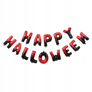 Balóny na párty - Veselé halloweenske balóniky Bannerové fóliové balóniky