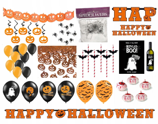 Veľká sada pre Halloween Dekorácie 60el.