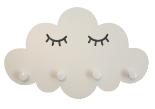 Vešiak do detskej izby - Cloud záves s očkami