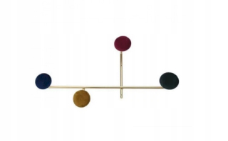 Ramienko na šaty 4 háčiky Velvet Retro 42 cm
