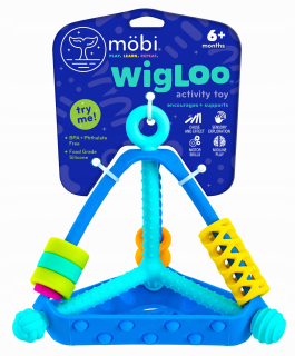 Zmyslové hryzátko Wigloo Pyramid Mobi