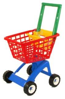 Detská pokladňa - obchod - Nákupný vozík, Marketa pre DZETS. Poľský výrobok