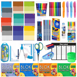 Barmanská súprava - Školská lak s notebookmi 4-8 xxl