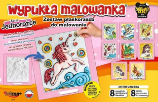 Konvexné maľovanky - Unicorn sada 8 designov