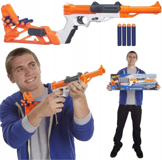 Detská zbraň - Nerf N-strike Sharpfire launcher - od Hasbro