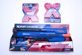 Pištoľ pre deti - Zuu X-SHOT chaos RXB-0140 + 100 guľa