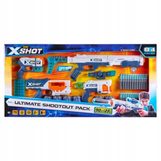 Detská zbraň - X-shot ulicate Shootout Pack Mega Set 84 Elemen