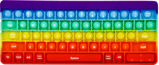 POP IT - XXL 27cm Push Bubble Pop It Toy Keyboard