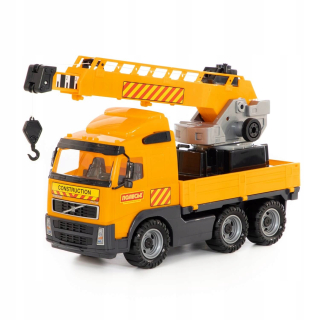 Žeriav pre deti - XXL Truck Volvo Crane Toy for Home Garden