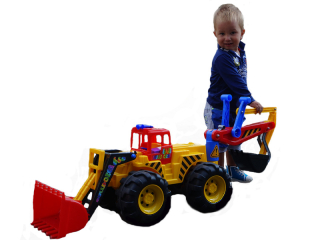 Detský báger - XXL Veľký bager Jezdzik buldozér Buldozér 140cm